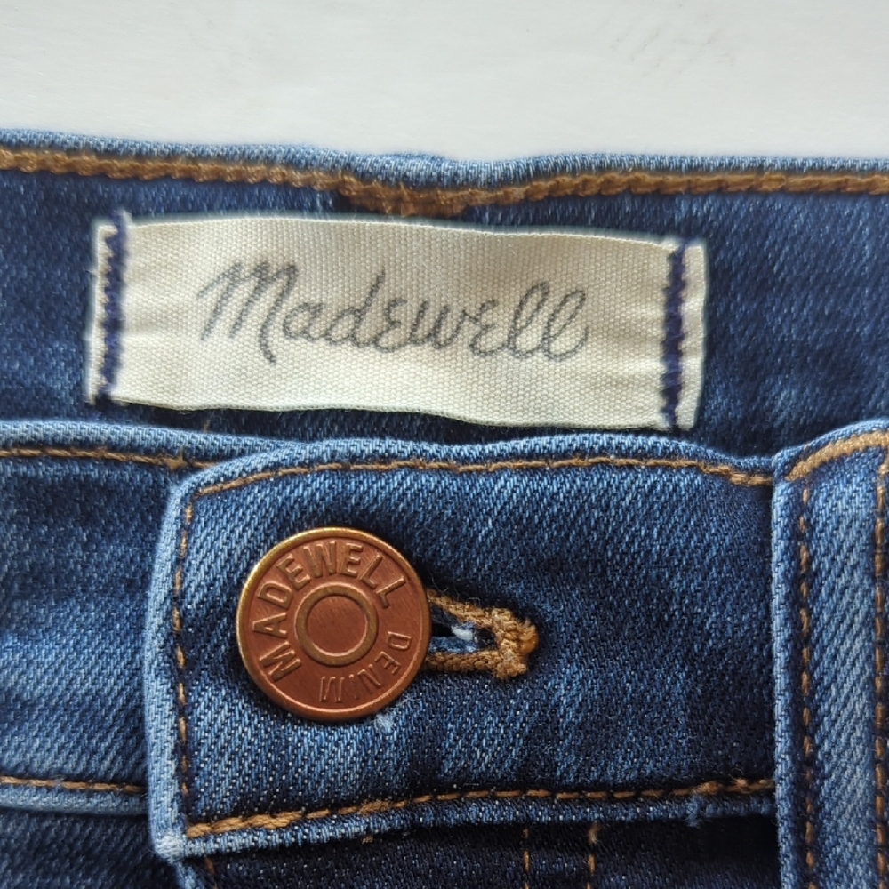 Madewell 10" High-Rise Skinny Denim Mom Jeans 29TL Blue - Picture 3 of 16